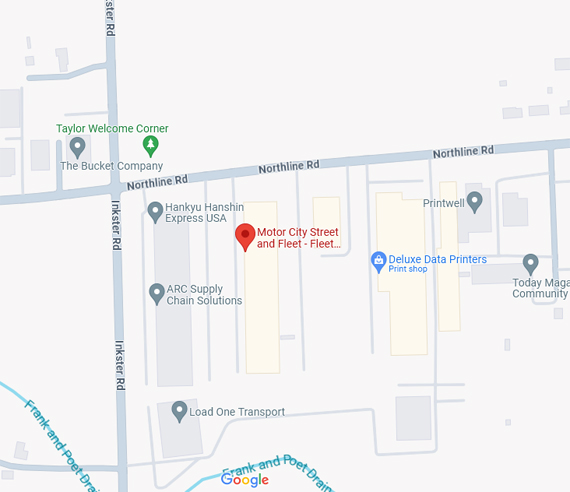 Motor City Street and Fleet location